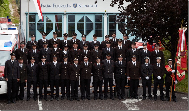Feuerwehr Kurtatsch, aktive Mitglieder am 6. Mai 2012